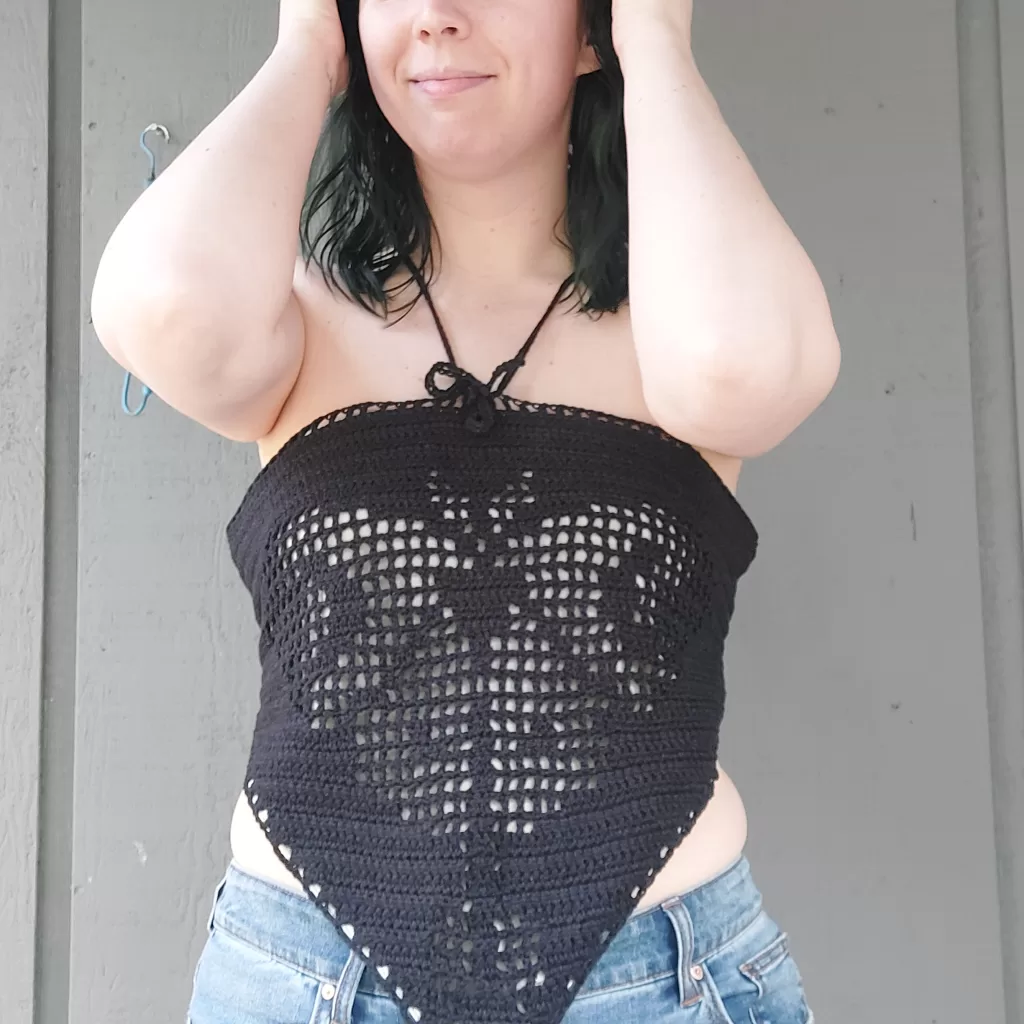 crochet halter top