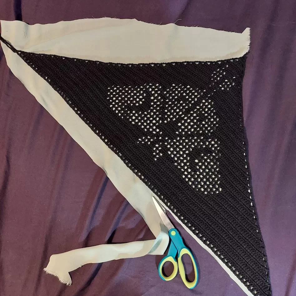 how to add a lining to crochet